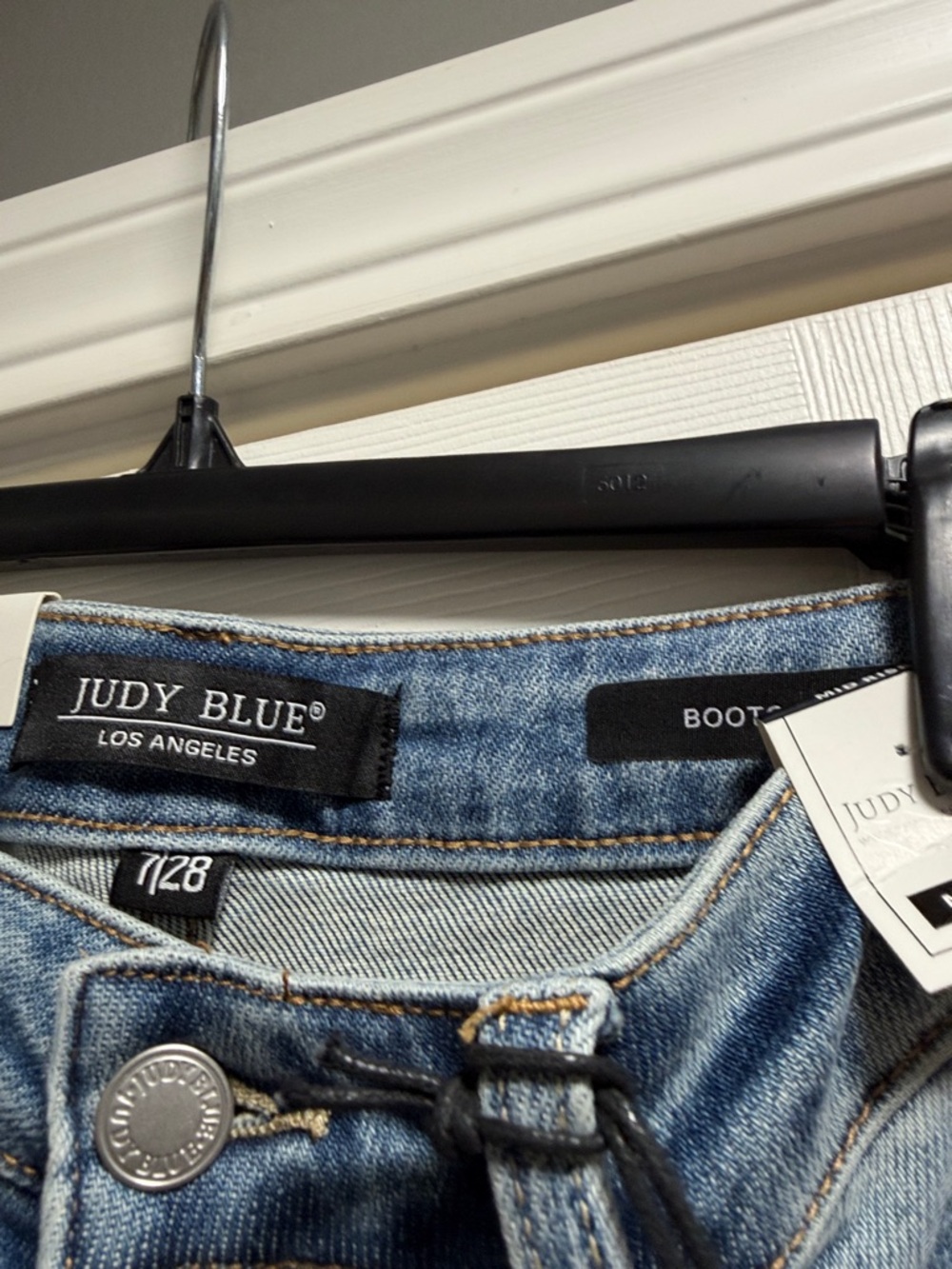 Judy Blues new with tags size 7/28 mid rise bootcut - Picture 3 of 4